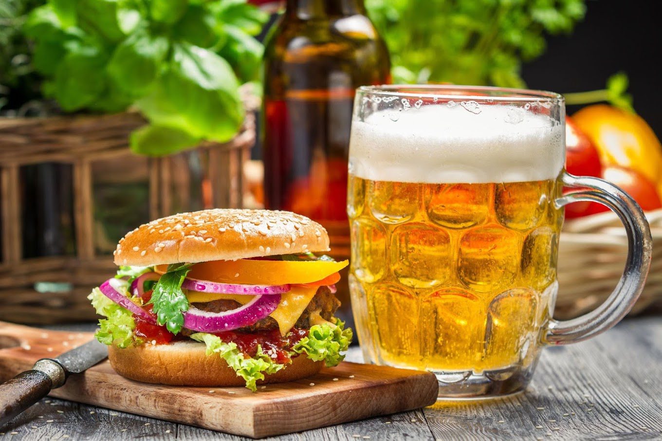 burger beer